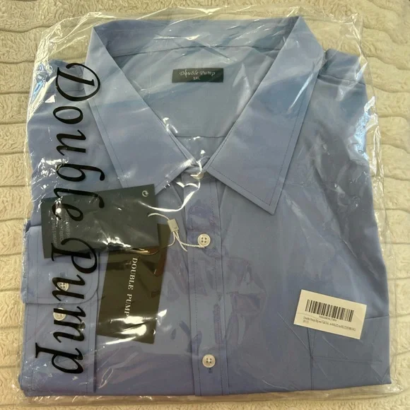 NWT Big and Tall Double pump Dress Shirt - Picture 4 of 7